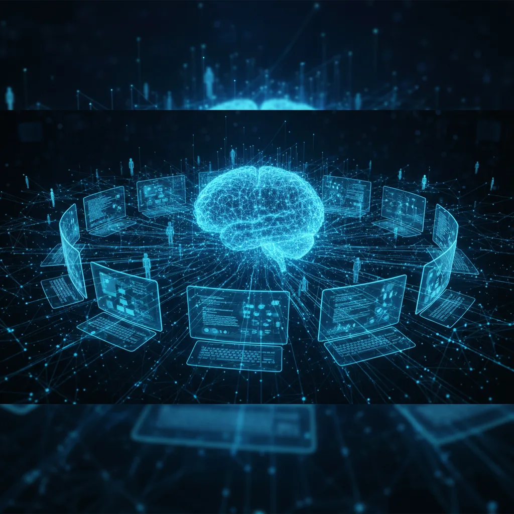 Meta Turns Internal Workforce into Data Lab to Accelerate Autonomous AI Agents — illustration