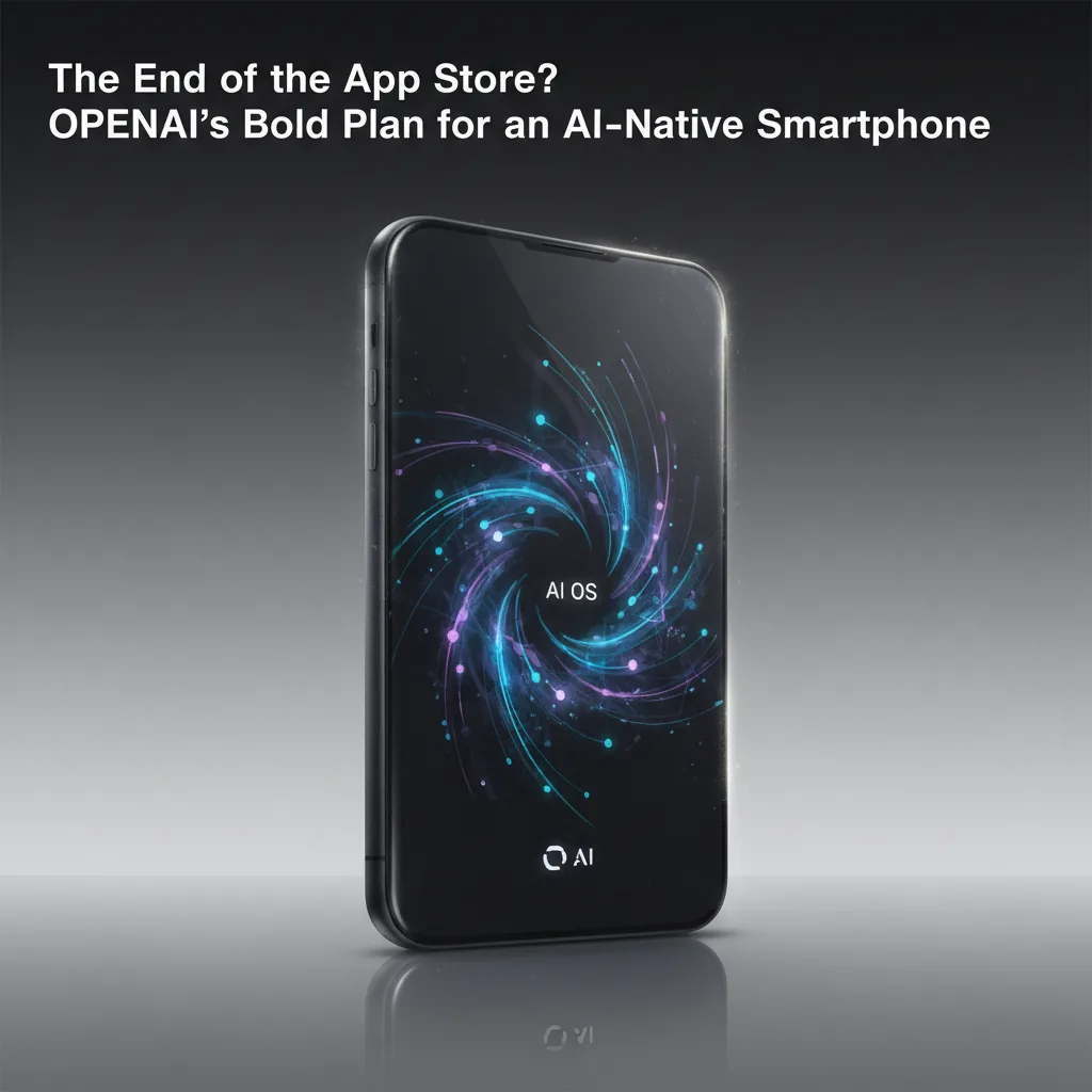 Editorial illustration for: The End of the App Store? OpenAI’s Bold Plan for an AI-Native Smartphone